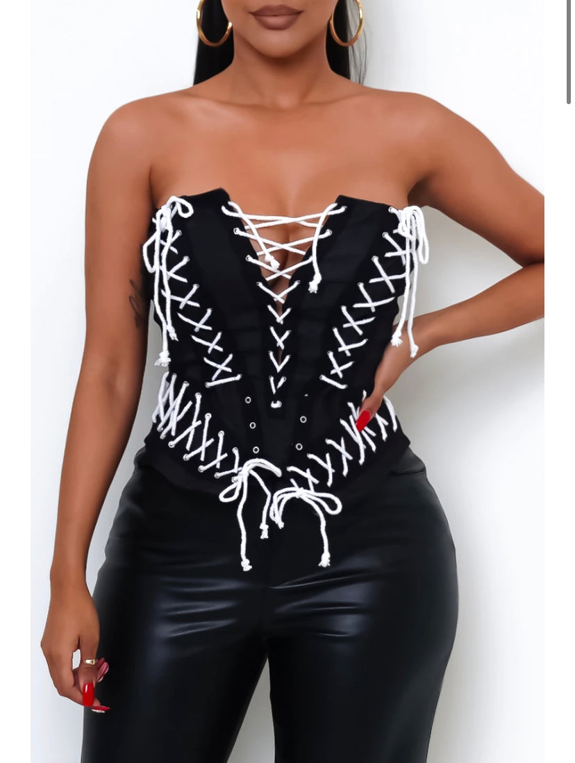 Lace Up Corset