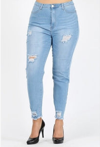 Distressed Denim Plus