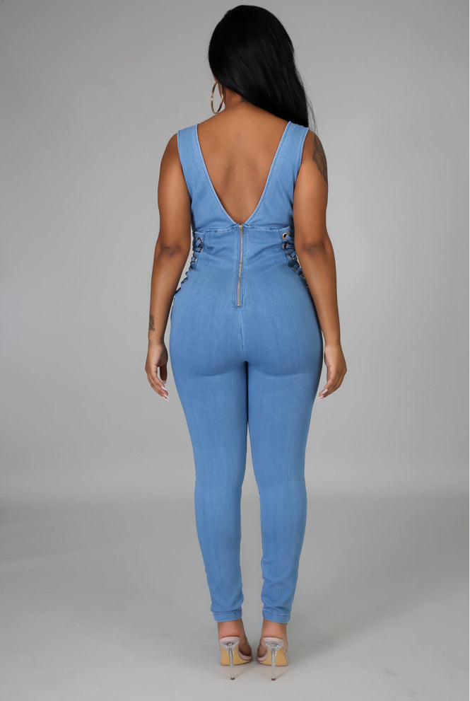 Brooklynn Denim Jumpsuit